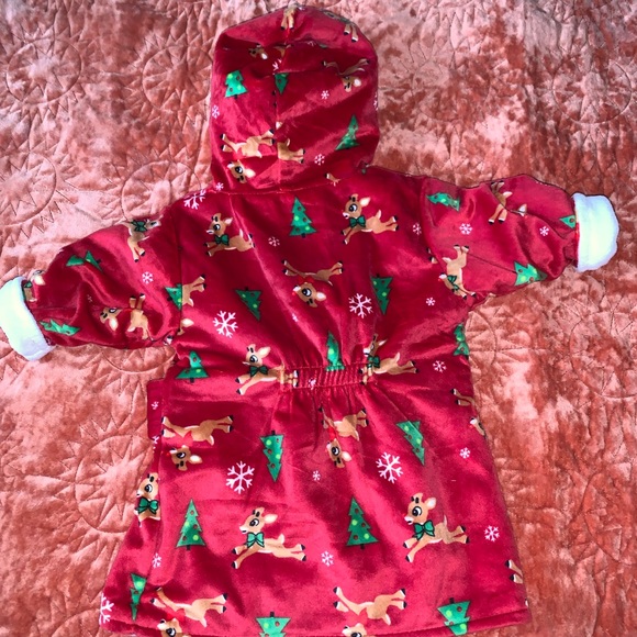 Rudolph Bathrobe for Baby NEW - Picture 4 of 5